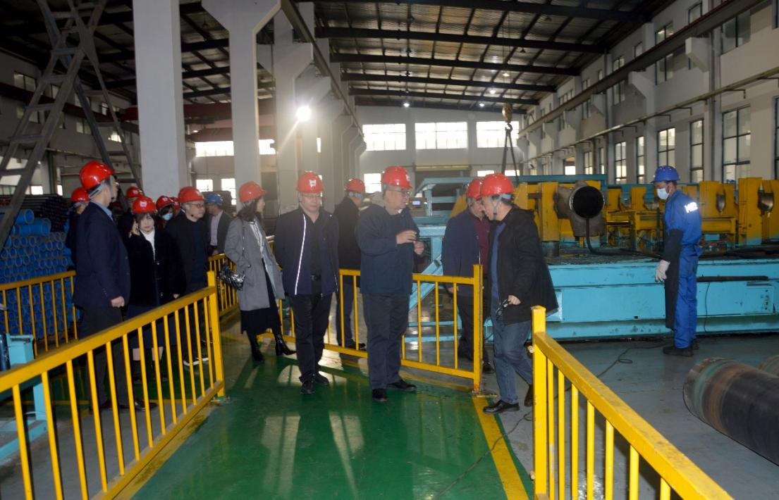 中国建筑金属结构协会国防系统机电设计分会领导莅临江苏众信管业